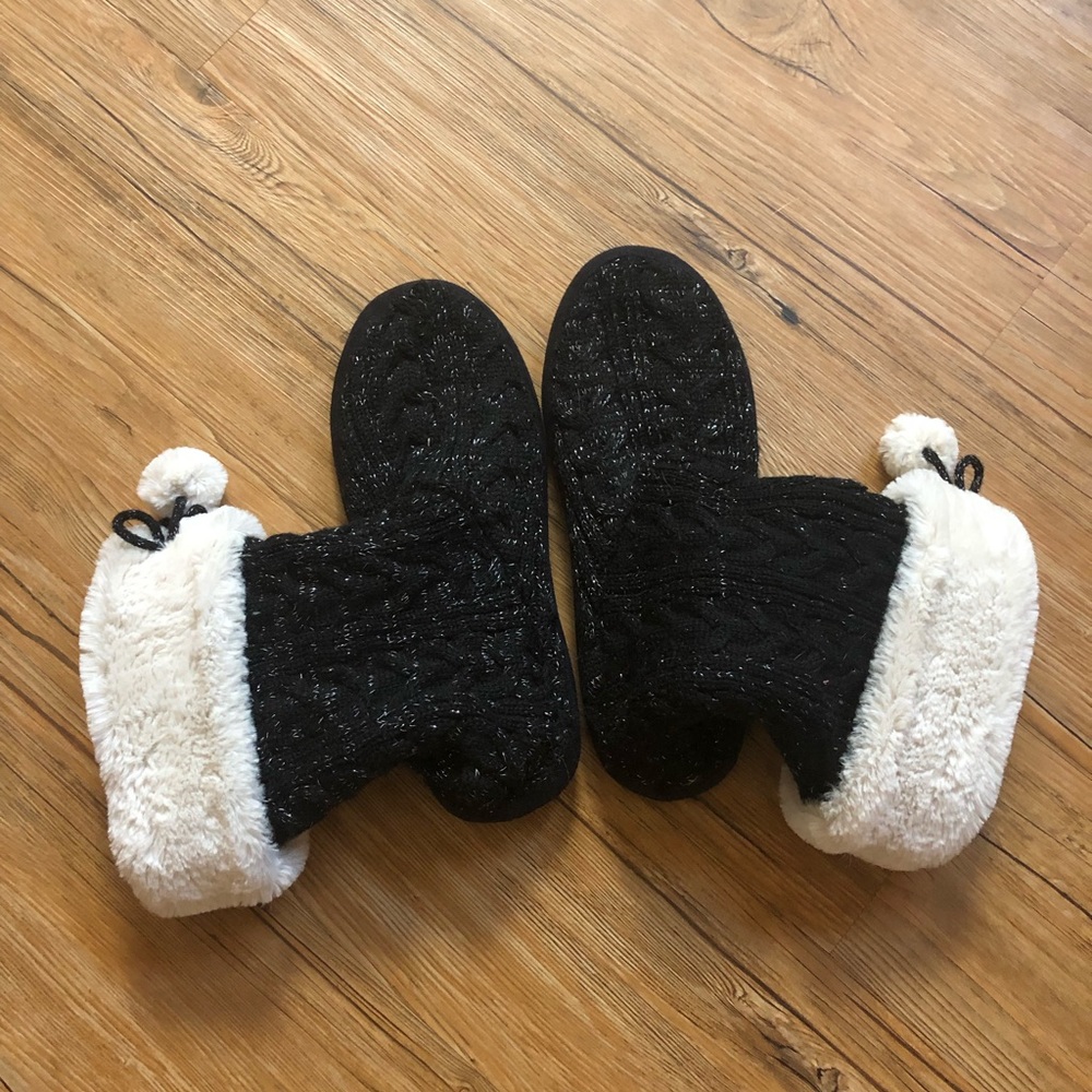 Cozy Sweater Slipper Booties